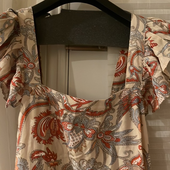 House of Harlow 1960 florals maxi dress size m - Picture 2 of 6